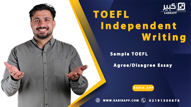 Sample TOEFL Agree/Disagree Essay